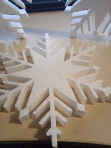 снежинки из пенопласта, снежинки из пенопласта купить,