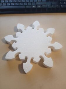 снежинки из пенопласта, снежинки из пенопласта купить,