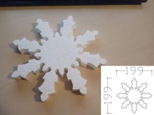 снежинки из пенопласта, снежинки из пенопласта купить,