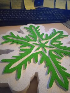 снежинки из пенопласта, снежинки из пенопласта купить,